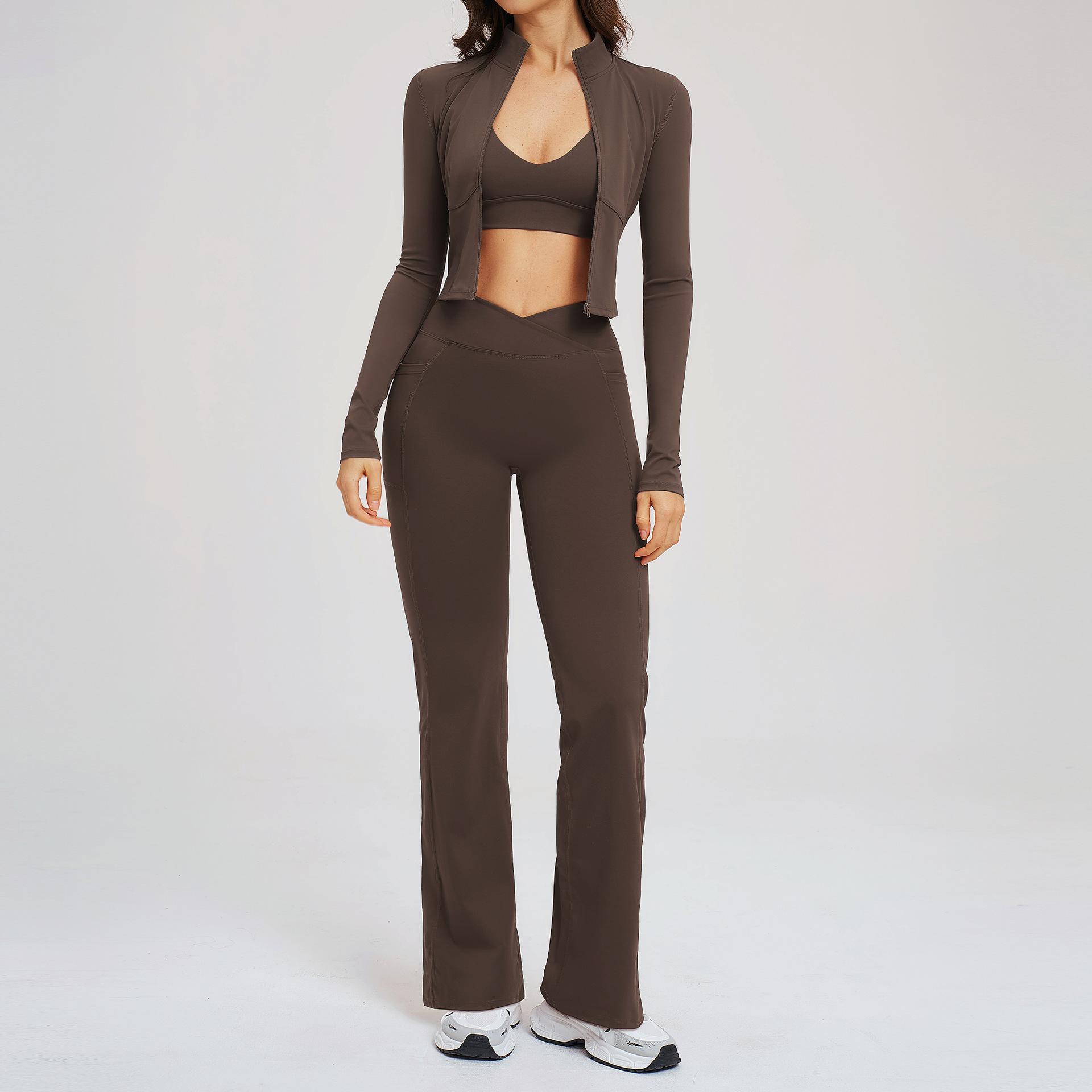 Bộ đồ tập yoga 3 món, quần áo  - đánh giá và giá Compression Long Pant