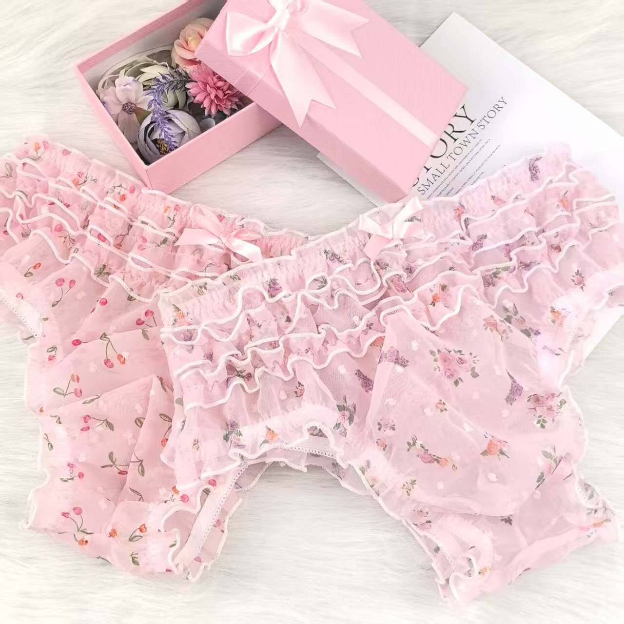 Cute Sweety Chiffon Man's Brie - đánh giá và giá Boxer Brief Pack Cotton