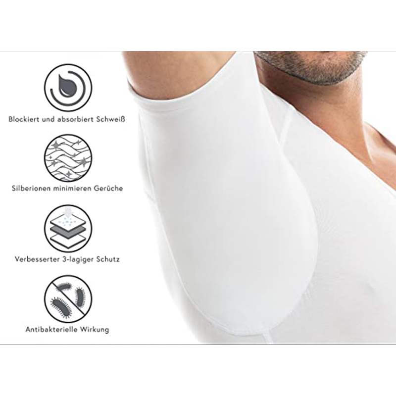 Áo lót nam thấm hút mồ hôi, áo - đánh giá và giá Undershirt Crew Neck
