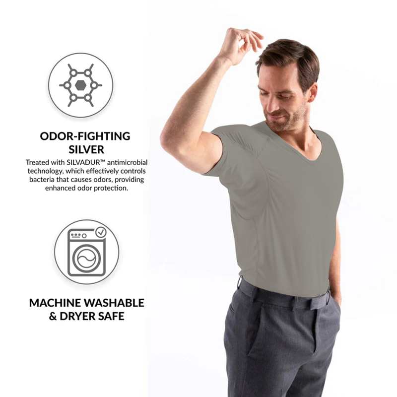 Áo lót nam thấm hút mồ hôi, áo - đánh giá và giá Undershirt Crew Neck