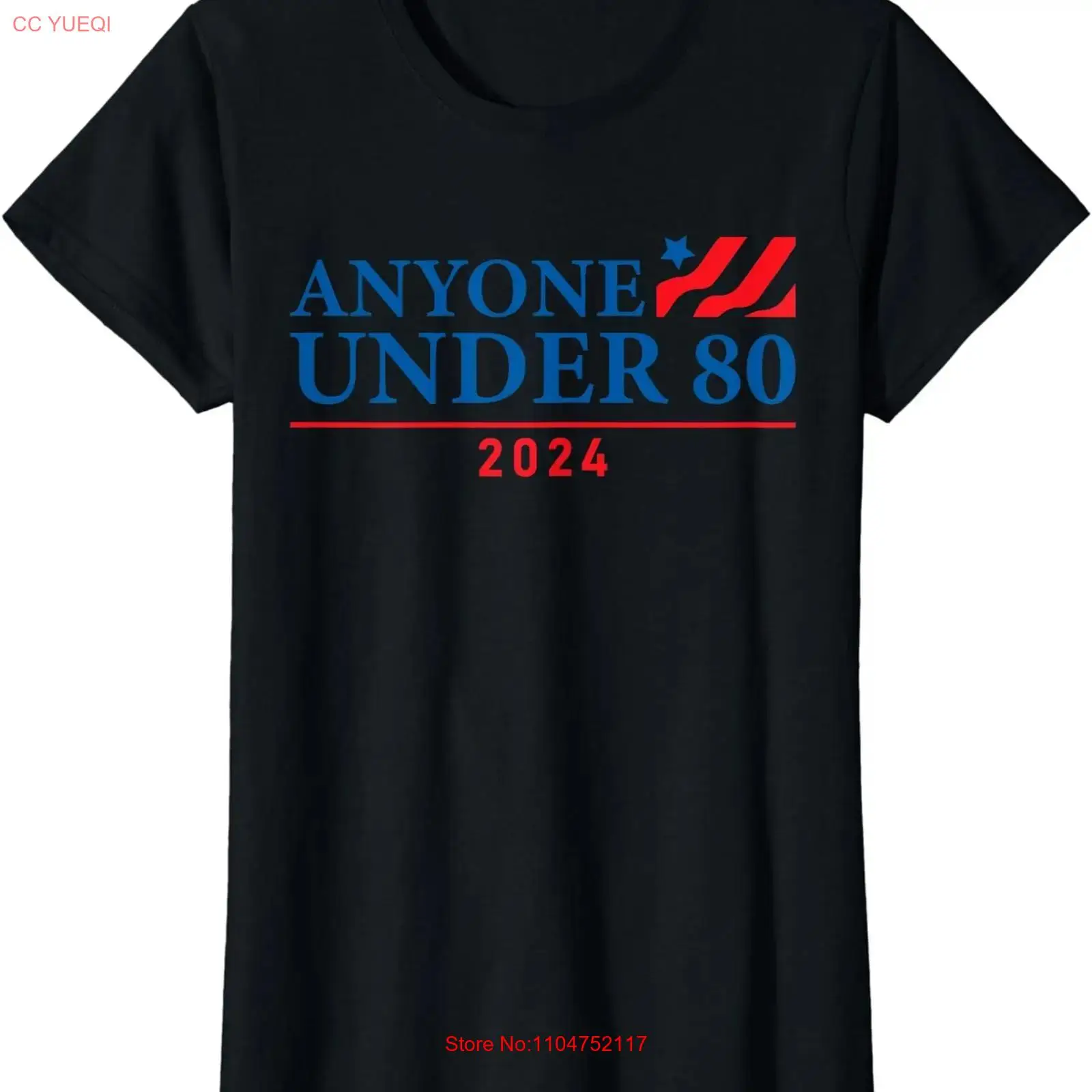 Anyone Under 80 2024 Funny Lad - đánh giá và giá Undershirt Crew Neck
