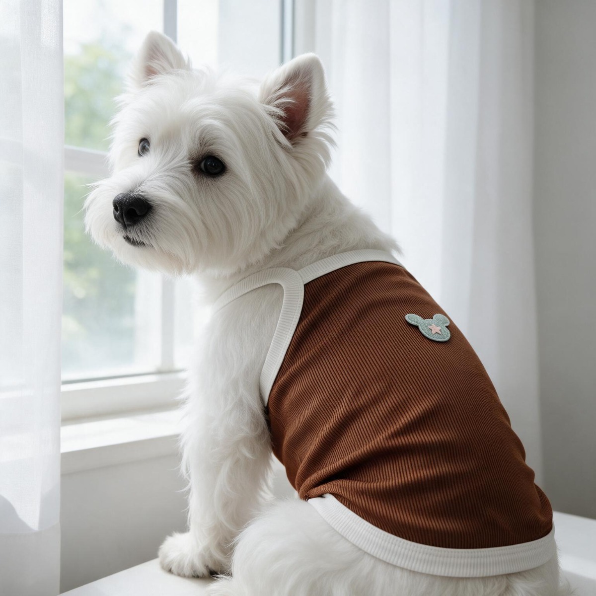 Pastel Purple Star Mickey Dog  - đánh giá và giá Tank Top Ribbed